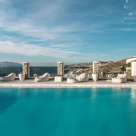Mykonos Sea View Luxury Villa By Calypso Sunset Villas Mykonos Town Екстериор снимка