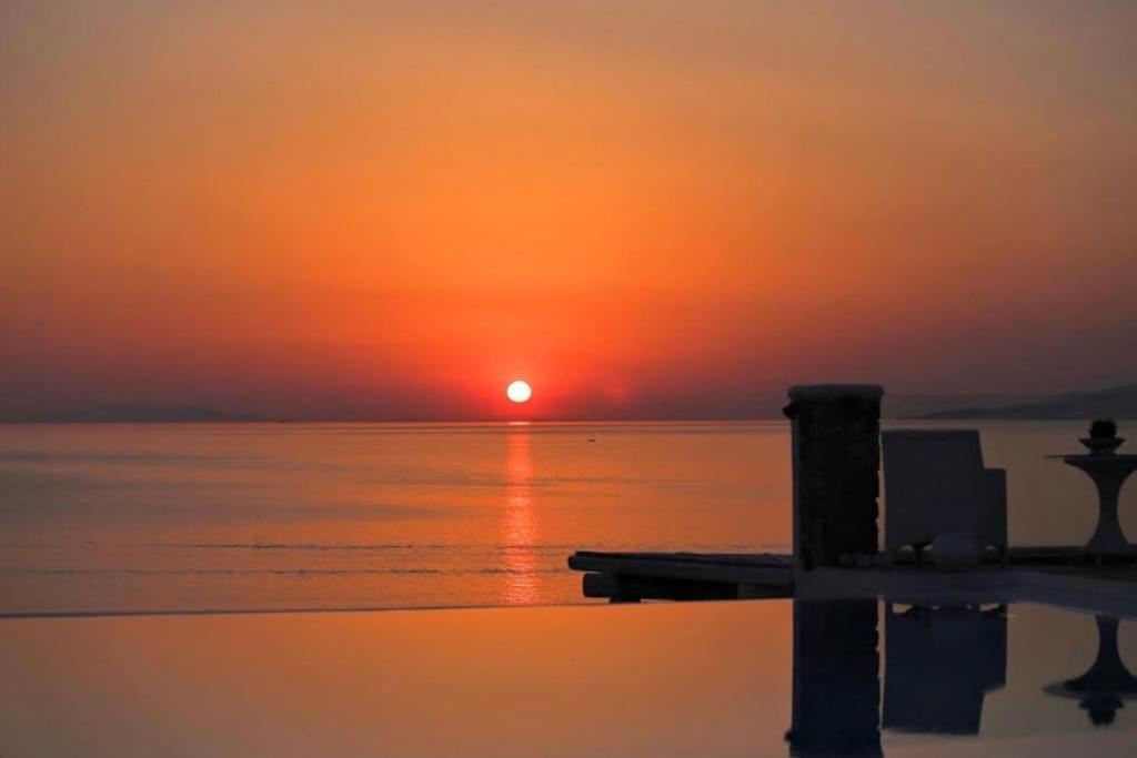 Mykonos Sea View Luxury Villa By Calypso Sunset Villas Mykonos Town Екстериор снимка