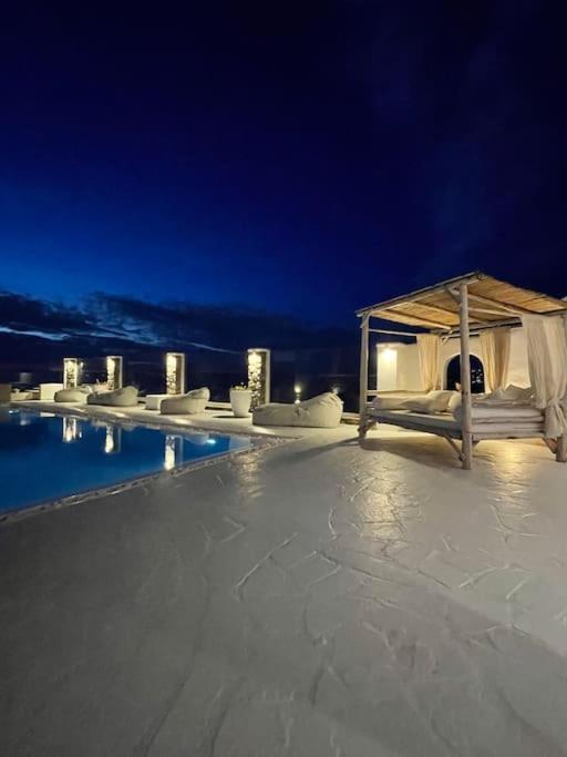 Mykonos Sea View Luxury Villa By Calypso Sunset Villas Mykonos Town Екстериор снимка
